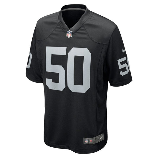 Las Vegas Raiders Nicholas Morrow NFL jersey front view
