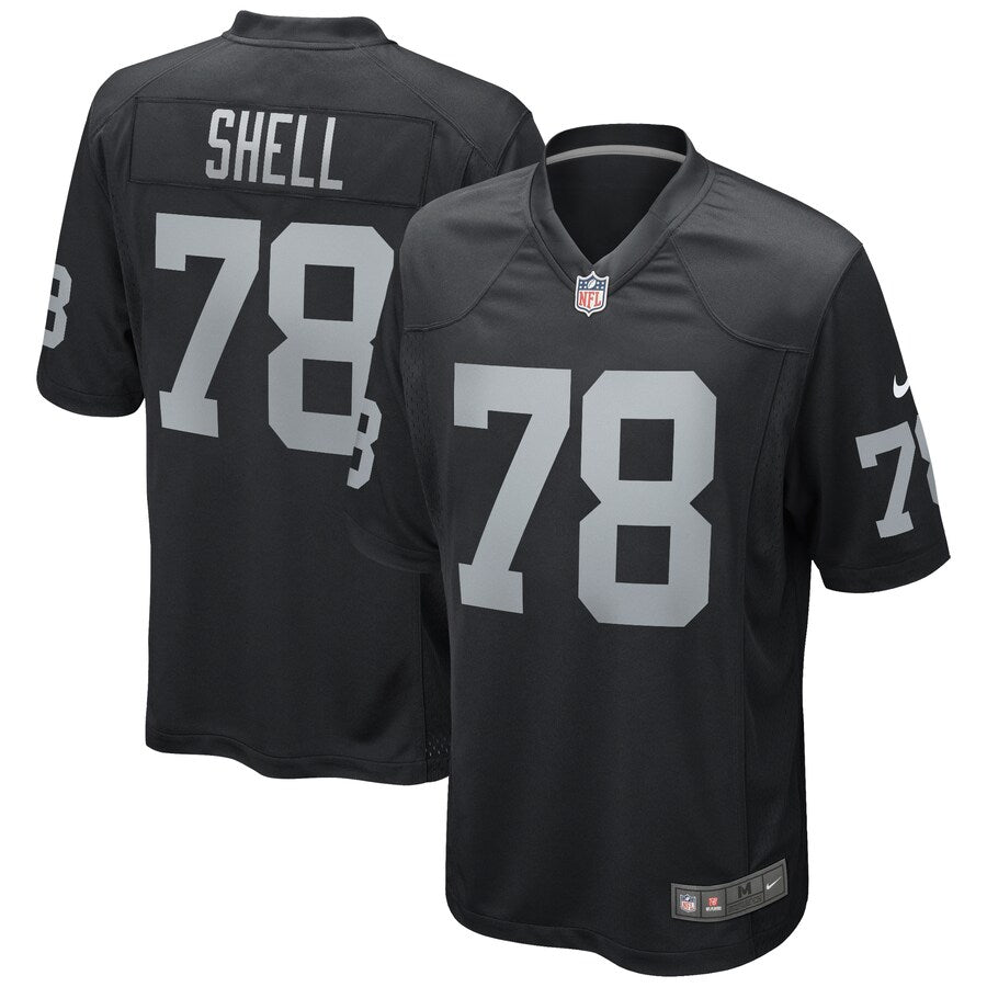 Las Vegas Raiders Art Shell NFL jersey front view