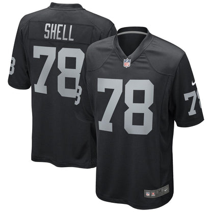 Las Vegas Raiders Art Shell NFL jersey front view