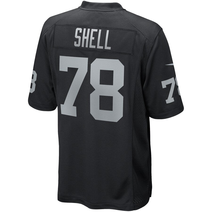 Las Vegas Raiders Art Shell NFL jersey front view