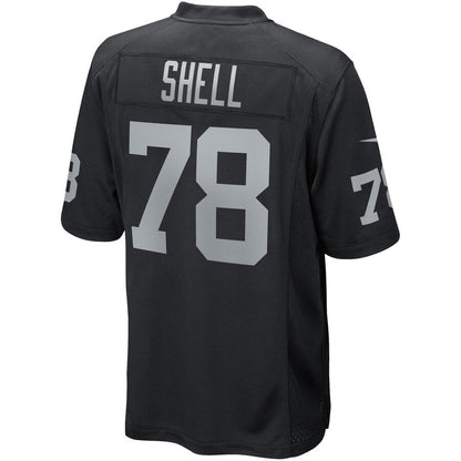 Las Vegas Raiders Art Shell NFL jersey front view