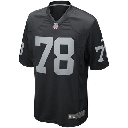 Las Vegas Raiders Art Shell NFL jersey front view