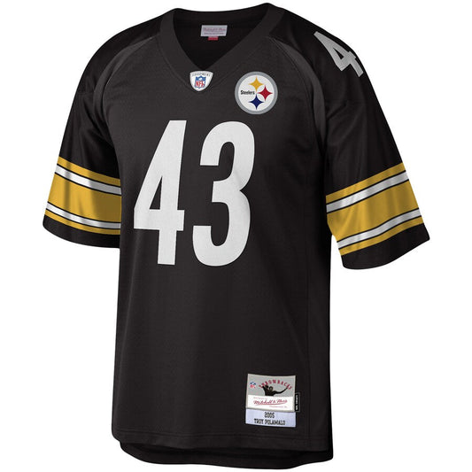 Pittsburgh Steelers Troy Polamalu Legacy NFL jersey front view