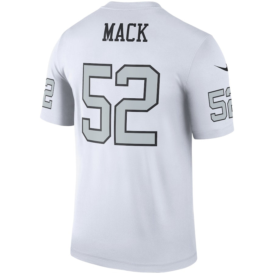 Las Vegas Raiders Khalil Mack Legend NFL jersey front view