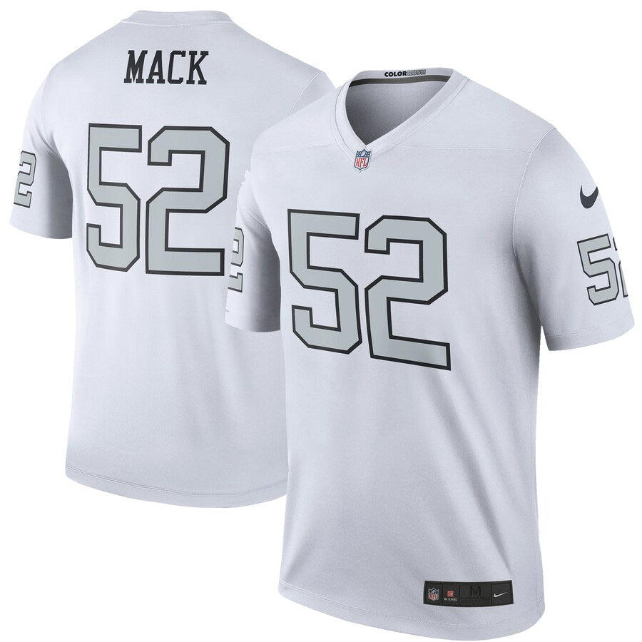 Las Vegas Raiders Khalil Mack Legend NFL jersey front view