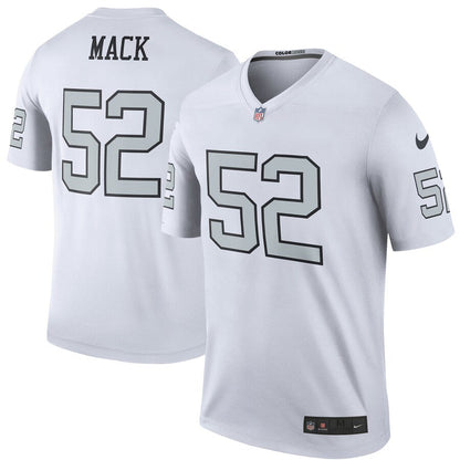 Las Vegas Raiders Khalil Mack Legend NFL jersey front view