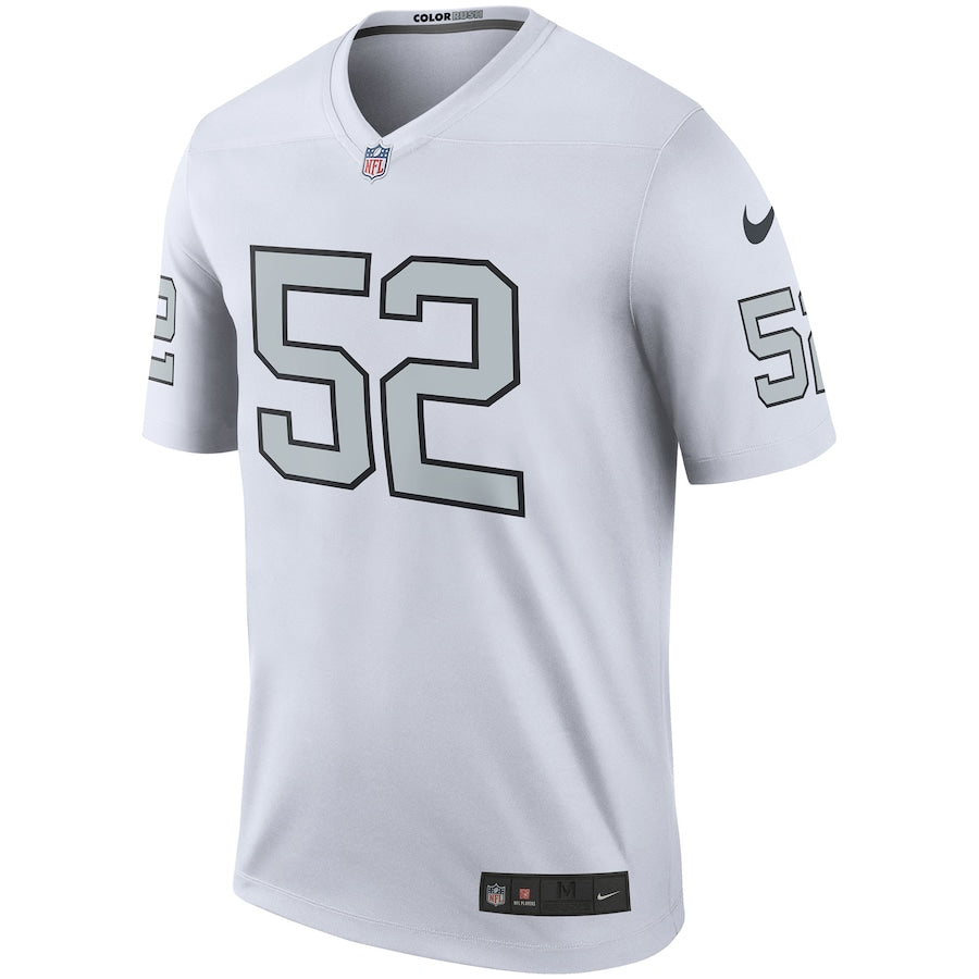 Las Vegas Raiders Khalil Mack Legend NFL jersey front view