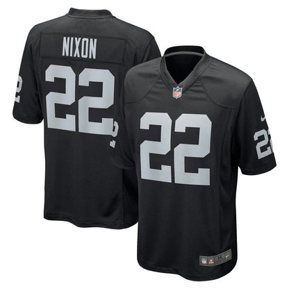 Las Vegas Raiders Keisean Nixon NFL jersey front view