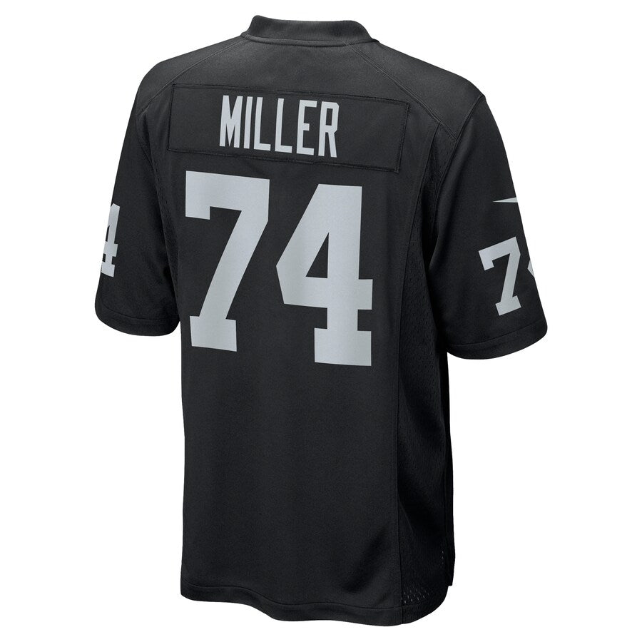 LV KM Black Game Jersey rtj football 5718