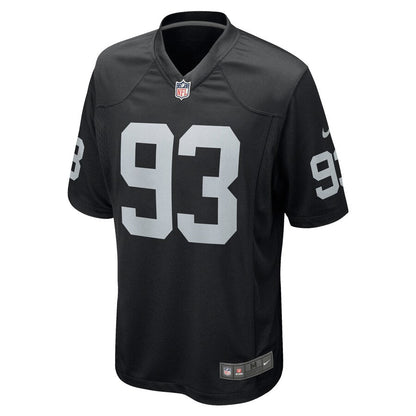 LV DR Black Game Jersey rtj football 5726