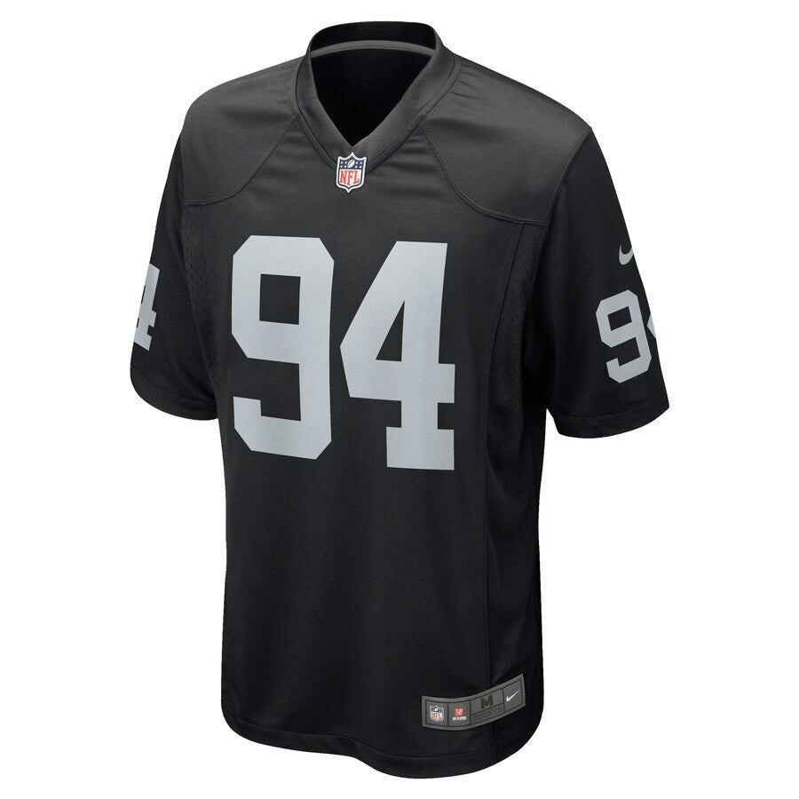 LV CN Black Game Jersey rtj football 5727