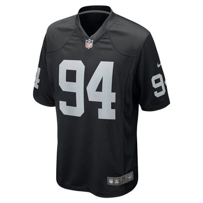 LV CN Black Game Jersey rtj football 5727