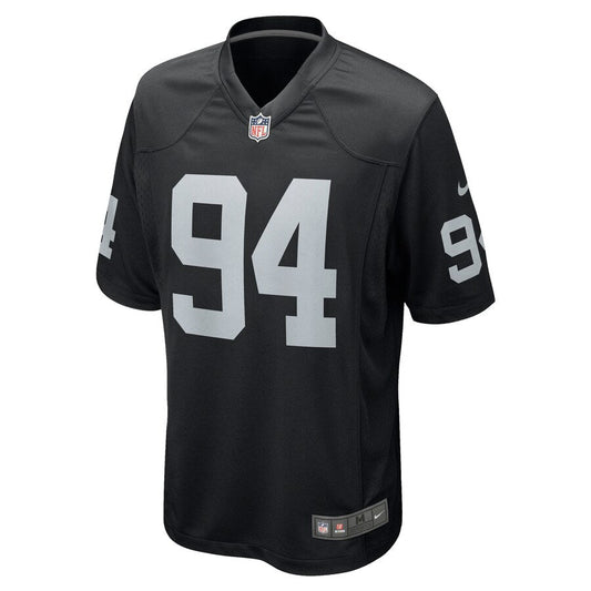 LV CN Black Game Jersey rtj football 5727