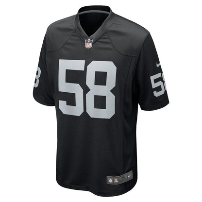 LV KW Black Game Jersey rtj football 5712