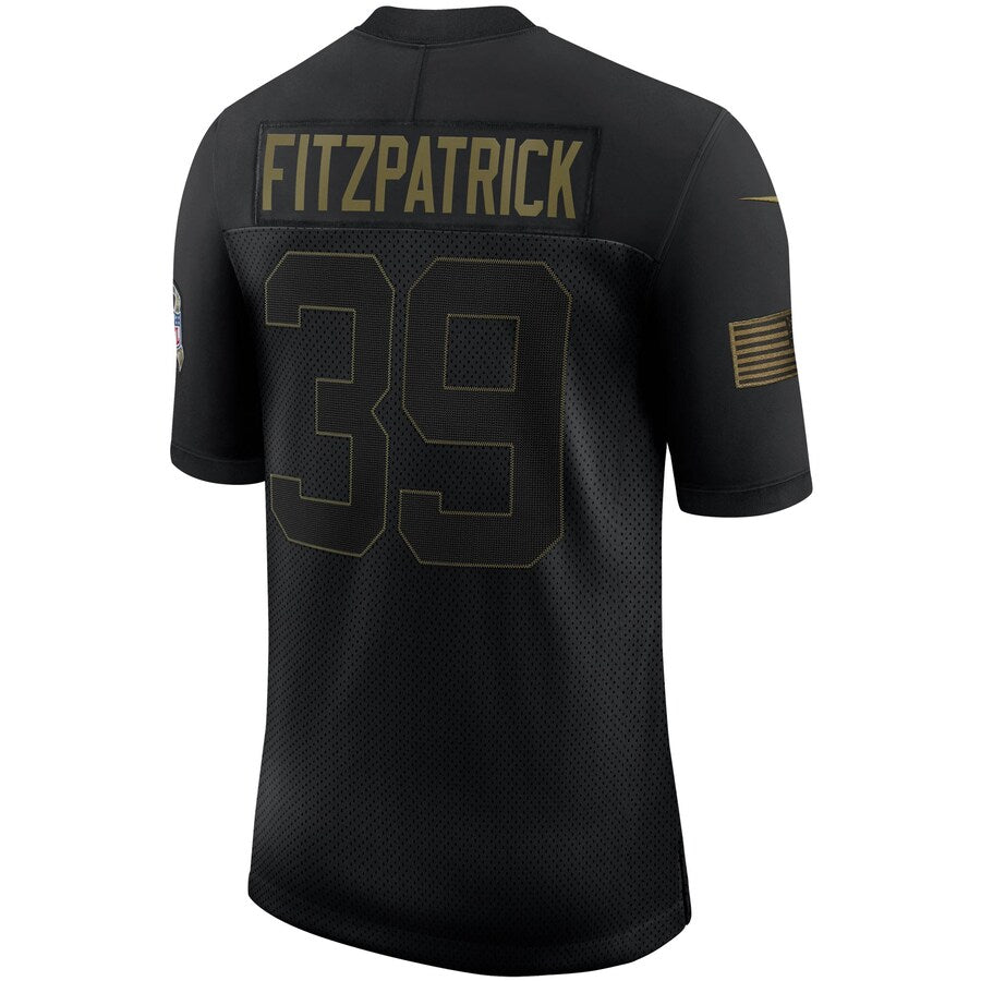 Pittsburgh Steelers Minkah Fitzpatrick Salute To Service NFL jersey front view
