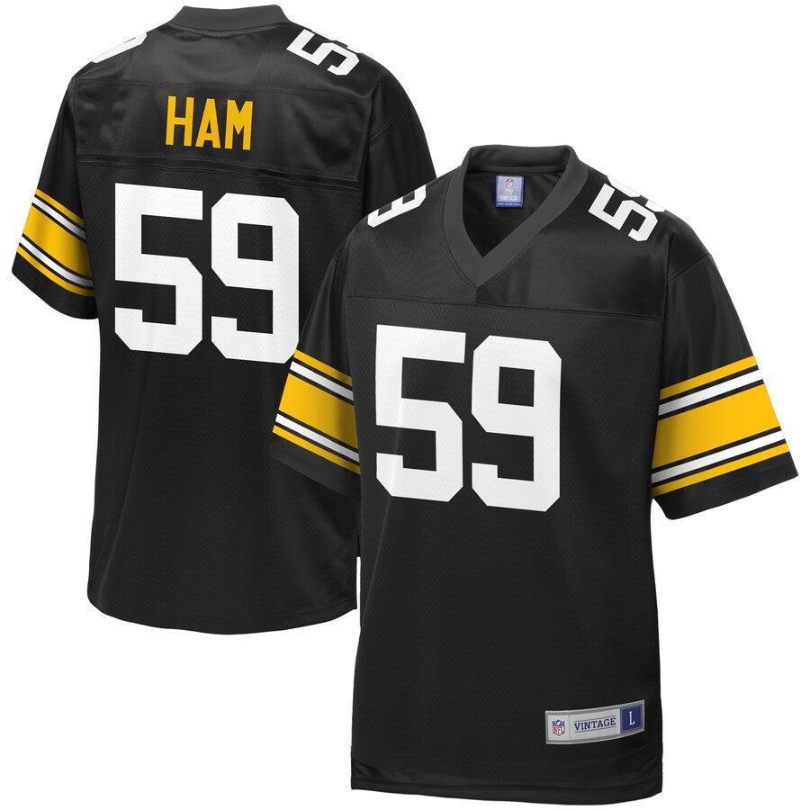 Pittsburgh Steelers Jack Ham NFL jersey front view