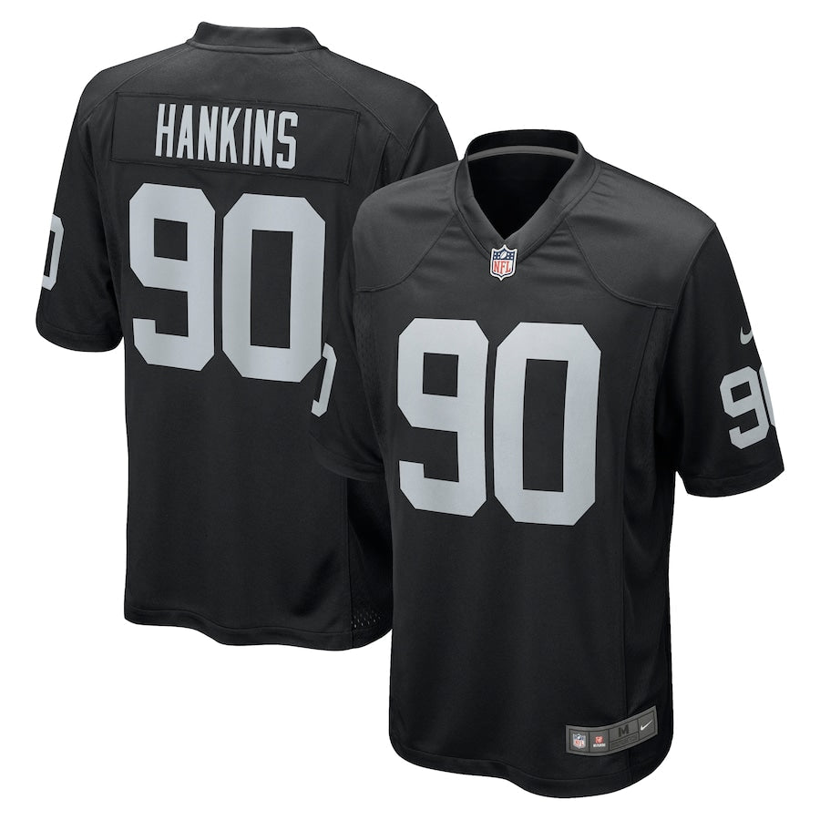 Las Vegas Raiders Johnathan Hankins NFL jersey front view