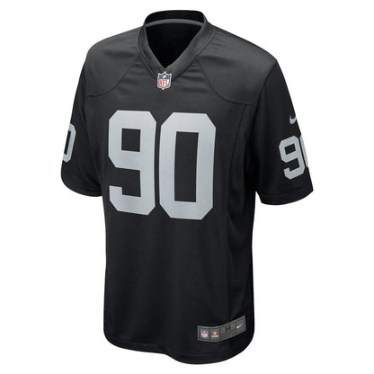 Las Vegas Raiders Johnathan Hankins NFL jersey front view