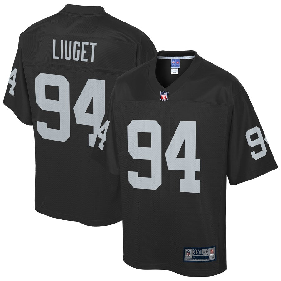 Las Vegas Raiders Corey Liuget Big Tall NFL jersey front view