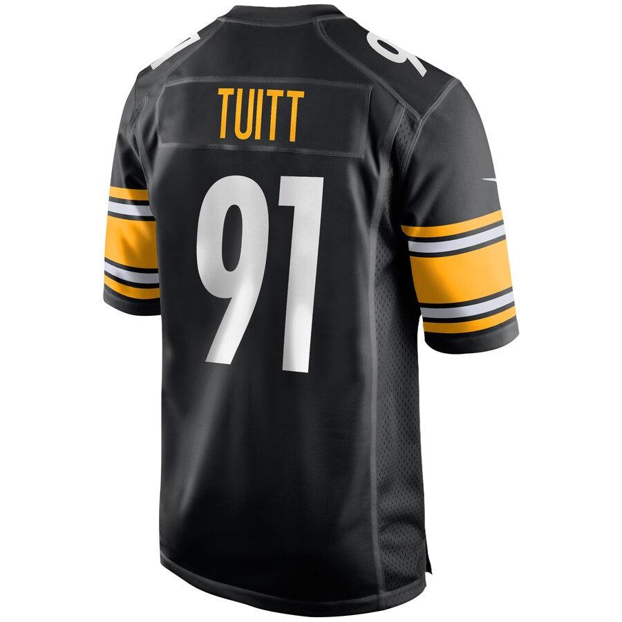 PIT ST Black Game Jersey rtj football 5893