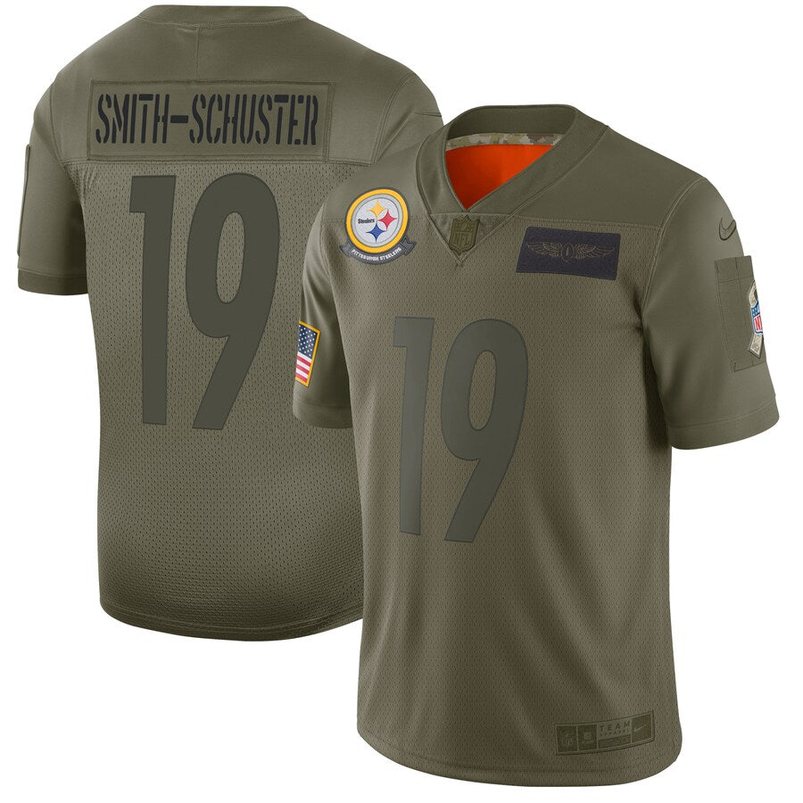 Pittsburgh Steelers Juju Smith Schuster Salute To NFL jersey front view