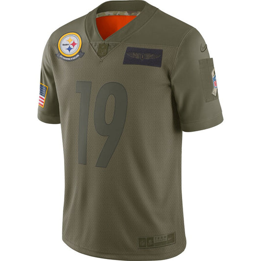 Pittsburgh Steelers Juju Smith Schuster Salute To NFL jersey front view