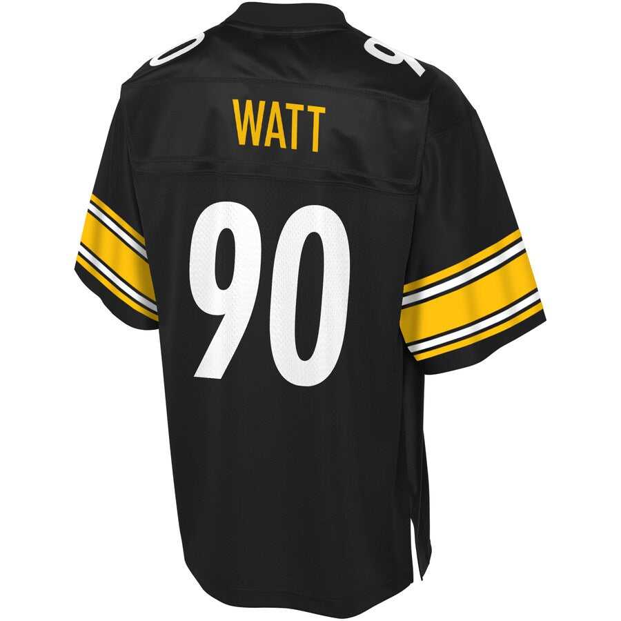 PIT TW  Pro Line Black Logo Jersey rtj football 5838