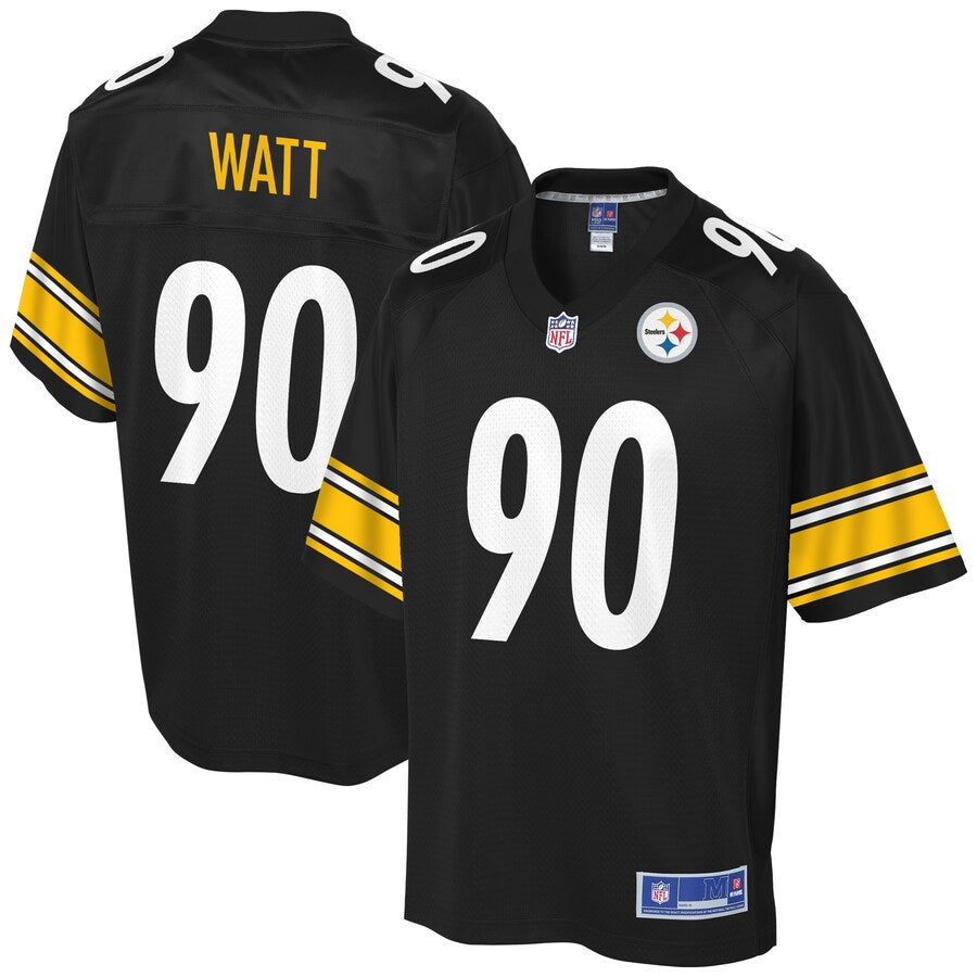 PIT TW  Pro Line Black Logo Jersey rtj football 5838