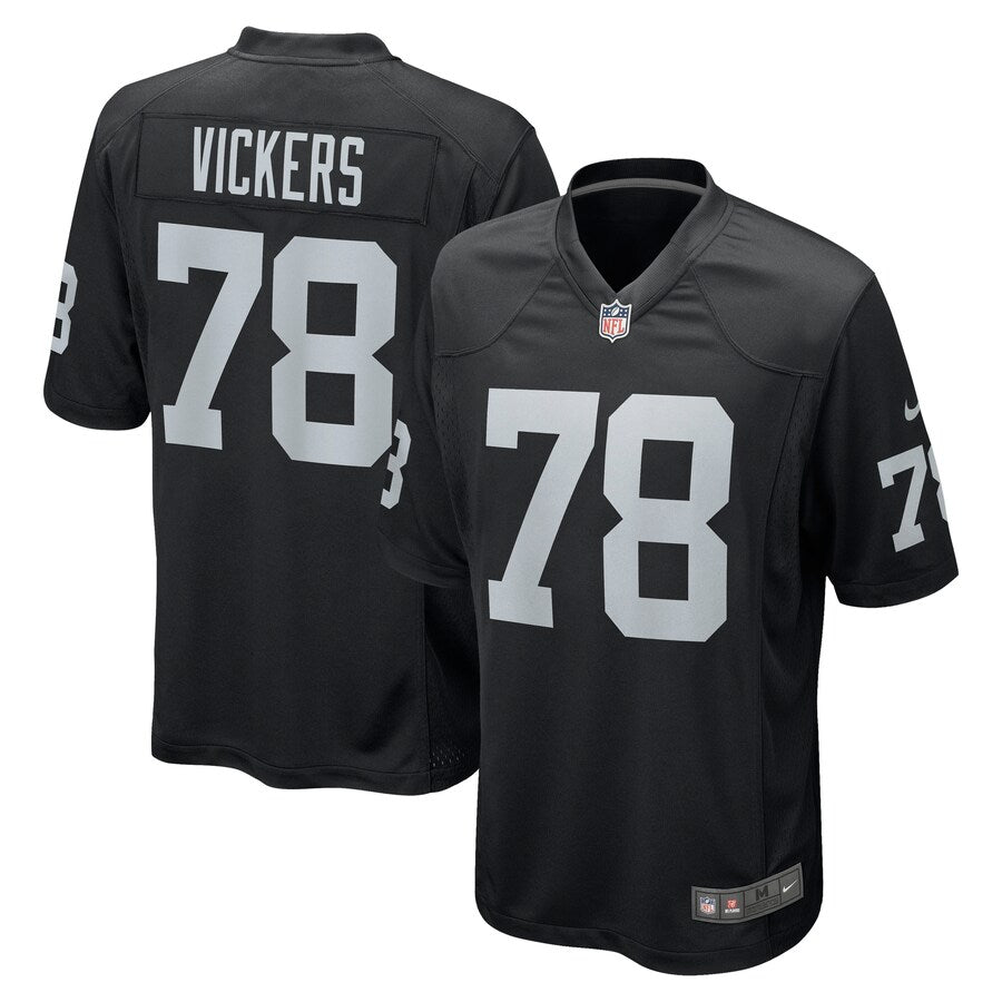 Las Vegas Raiders Kendal Vickers NFL jersey front view