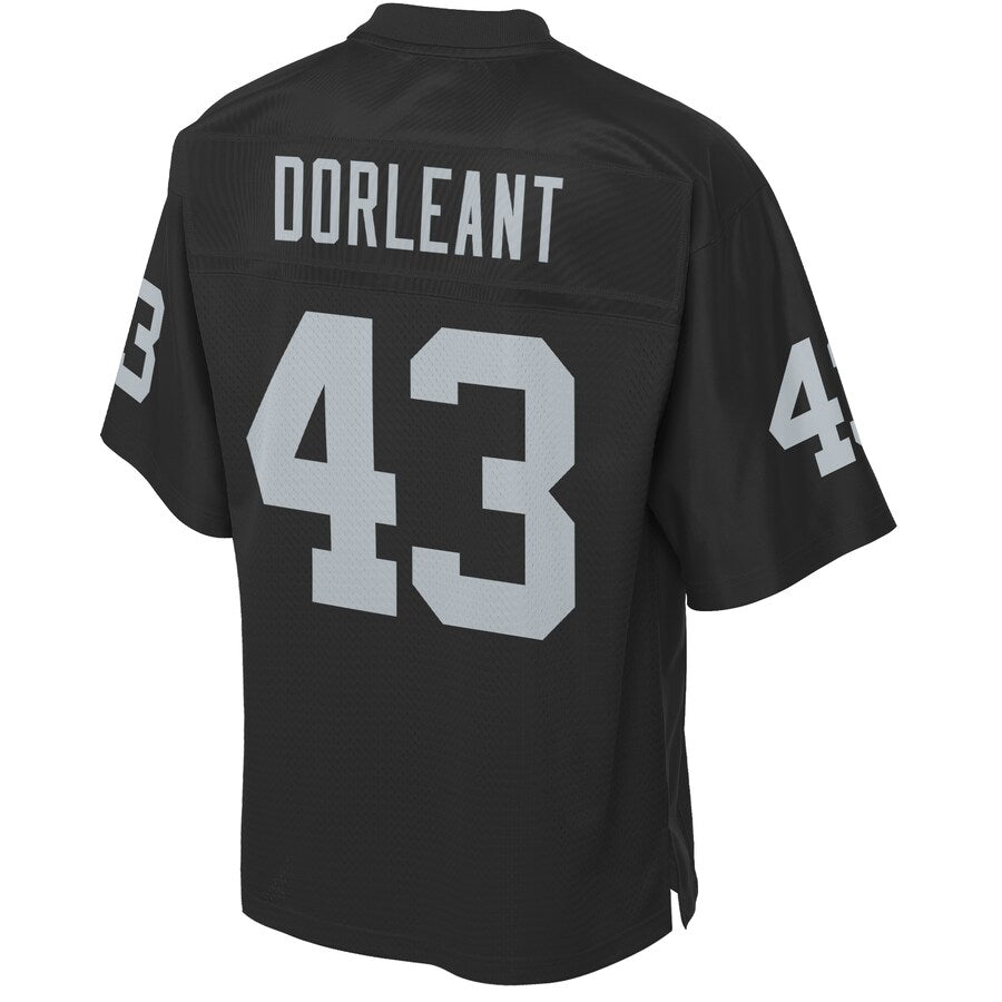 LV MD  Pro Line Black Big Tall Jersey rtj football 5795