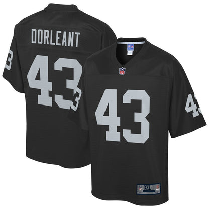 LV MD  Pro Line Black Big Tall Jersey rtj football 5795