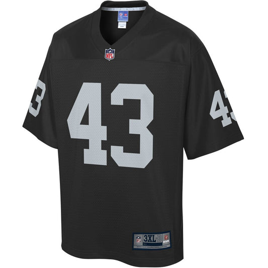 LV MD  Pro Line Black Big Tall Jersey rtj football 5795