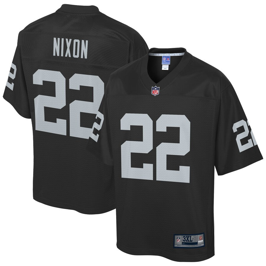 Las Vegas Raiders Keisean Nixon Big Tall NFL jersey front view