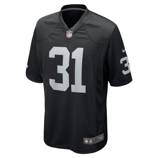 Las Vegas Raiders Isaiah Johnson NFL jersey front view
