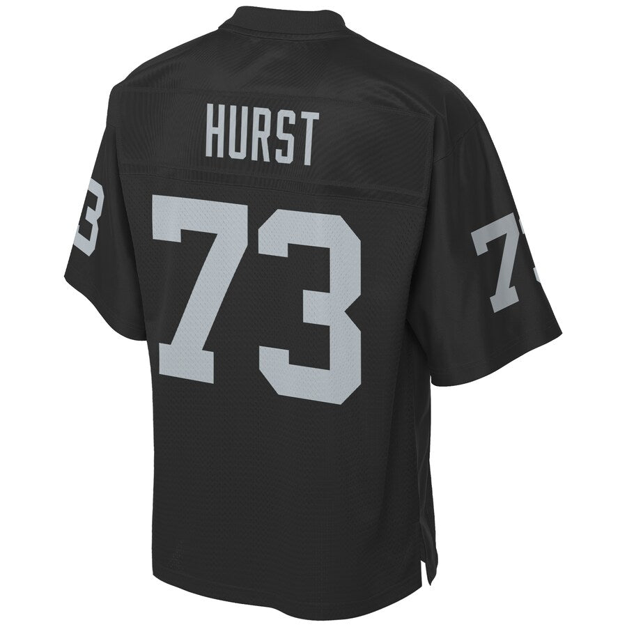 LV MH  Pro Line Black Big Tall Jersey rtj football 5770