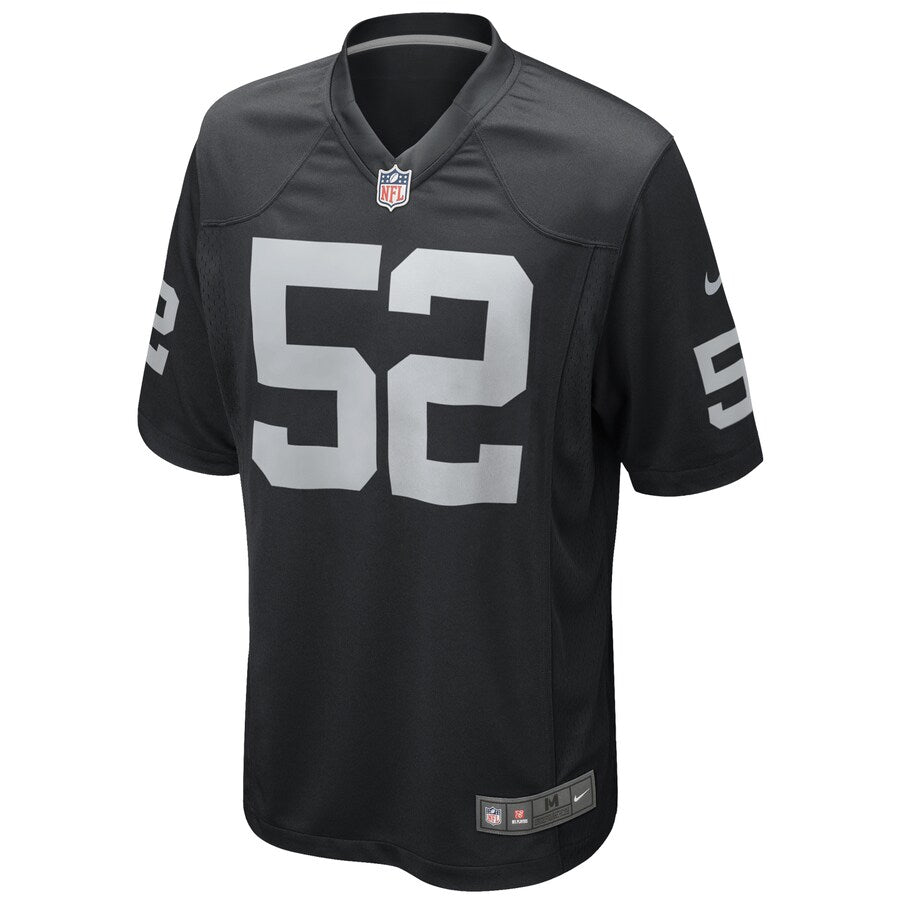 Las Vegas Raiders S Khalil Mack NFL jersey front view