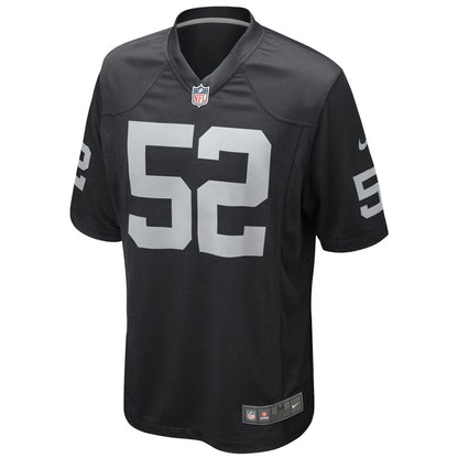 Las Vegas Raiders S Khalil Mack NFL jersey front view
