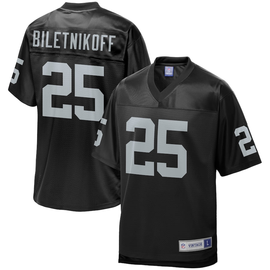 Las Vegas Raiders Fred Biletnikoff NFL jersey front view