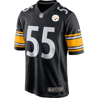 Pittsburgh Steelers Devin Bush NFL jersey front view