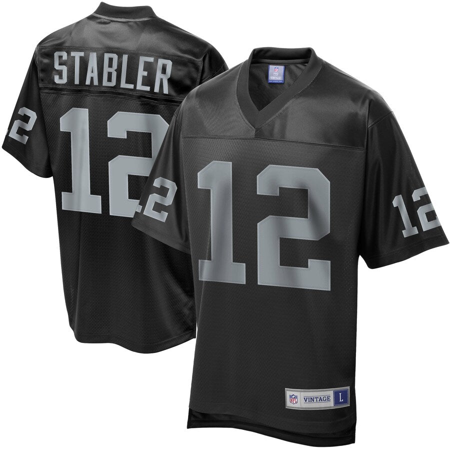 Las Vegas Raiders Ken Stabler NFL jersey front view