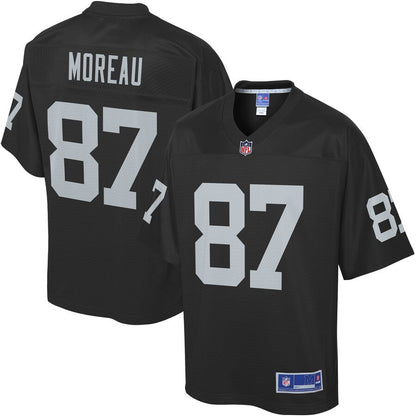 Las Vegas Raiders Foster Moreau NFL jersey front view