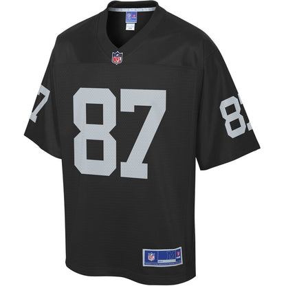 Las Vegas Raiders Foster Moreau NFL jersey front view