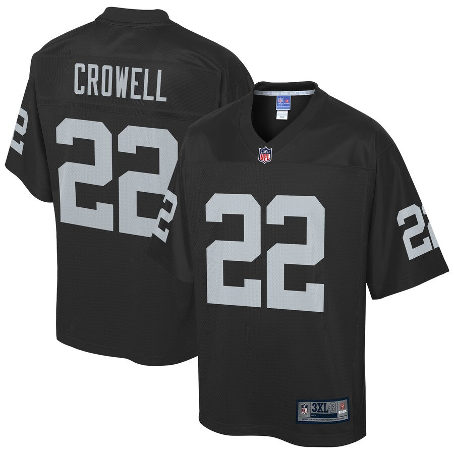 Las Vegas Raiders Isaiah Crowell Big Tall NFL jersey front view