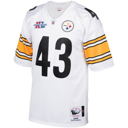 PIT TP White 2005 Authentic Throwback Jersey rtj football 5950