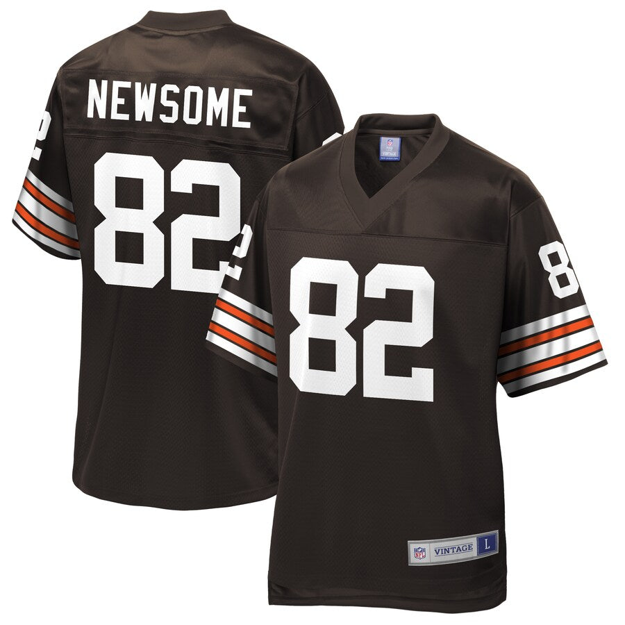 CLE ON  Pro Line Brown Team Jersey rtj football 6094