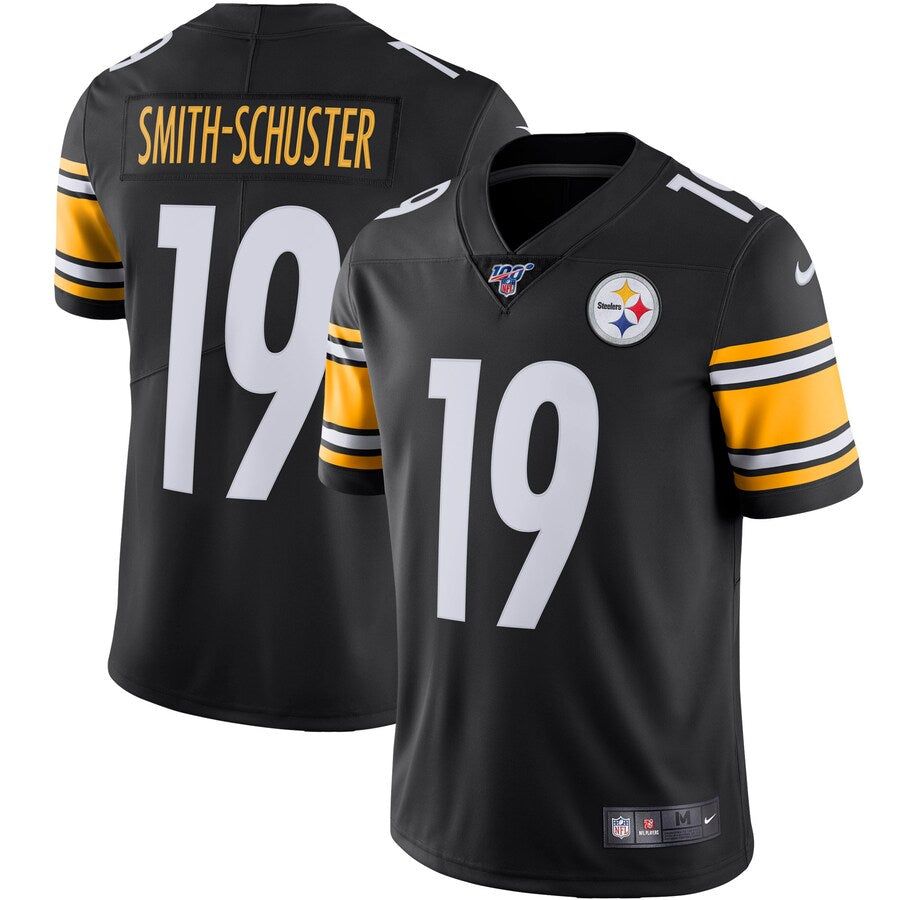 Pittsburgh Steelers Juju Smith Schuster 100 NFL jersey front view