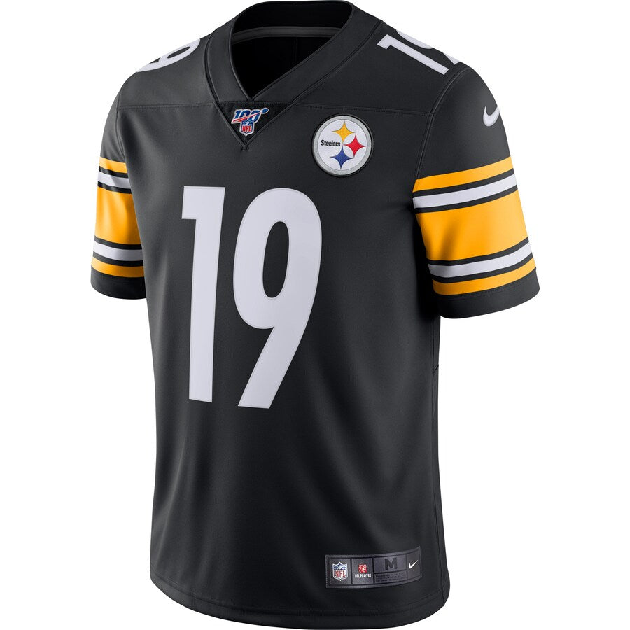 Pittsburgh Steelers Juju Smith Schuster 100 NFL jersey front view