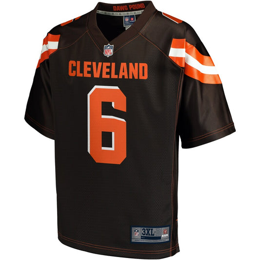 Cleveland Browns Baker Mayfield Big Tall NFL jersey front view