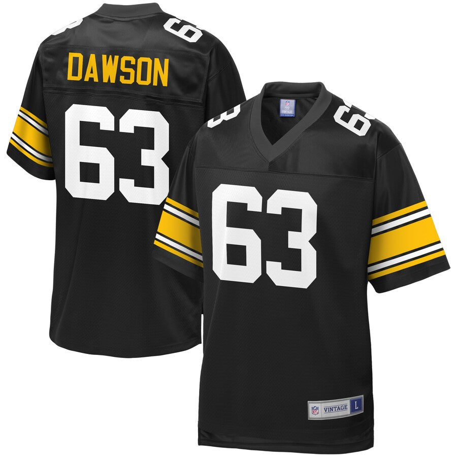 Pittsburgh Steelers Dermontti Dawson NFL jersey front view