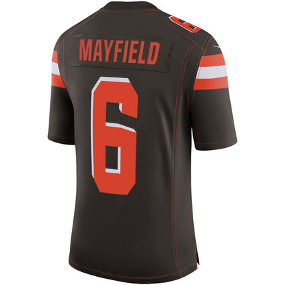 Cleveland Browns Baker Mayfield Speed Machine NFL jersey front view